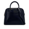 HERMES BOLIDE 35 BLUE INDIGO BOXCALF HAND SHOULDER BAG 1999 SQUARE C GOLD HARDWARE 90322167