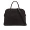 HERMES BOLIDE 35 EBENE FJORD HAND SHOULDER BAG 2006 SQUARE J PALLADIUM HARDWARE 90348414