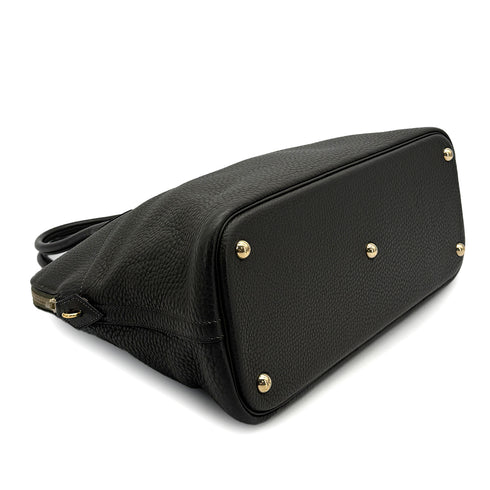 HERMES BOLIDE 35 VERT OLIVE TAURILLON CLEMENCE HAND SHOULDER BAG 2005 SQUARE I GOLD HARDWARE 90325607