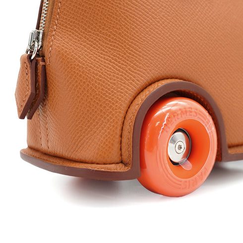HERMES BOLIDE ON WHEELS MINI 20 GOLD VEAU EPSOM HAND SHOULDER BAG 2024 W STAMP PALLADIUM HARDWARE 90332911