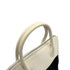 HERMES BOLIDE PADDOCK 40 WHITE TOILE JEAN VACHE HUNTER HAND BAG 2016 X STAMP PALLADIUM HARDWARE 90322529