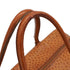 HERMES BOSTON BAG COGNAC OSTRICH HAND SHOULDER BAG 1986 CIRCLE P GOLD HARDWRE 90343964