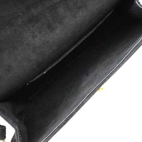 HERMES BOX CLAIRE DE LUNE BLACK DOBLIS 1994 CIRCLE X GOLD HARDWARE 90348489