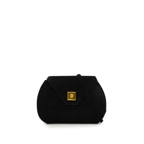 HERMES BOX CLAIRE DE LUNE BLACK DOBLIS 1994 CIRCLE X GOLD HARDWARE 90348489