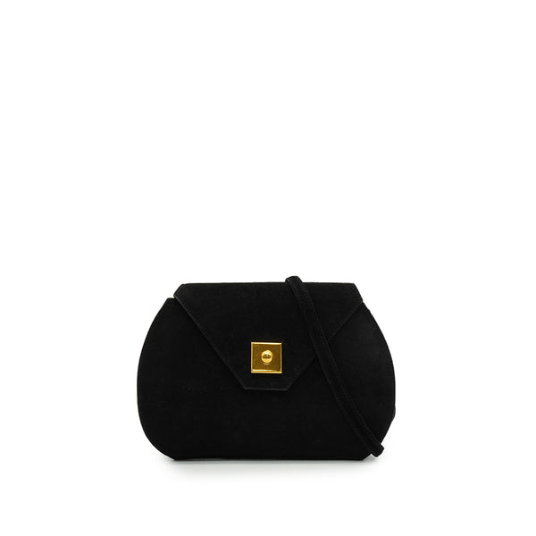 HERMES BOX CLAIRE DE LUNE BLACK DOBLIS 1994 CIRCLE X GOLD HARDWARE 90348489