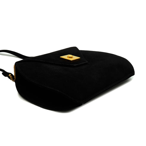 HERMES BOX CLAIRE DE LUNE BLACK DOBLIS 1994 CIRCLE X GOLD HARDWARE 90348489