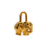 HERMES CADENA BAG CHARM EXOTISME ELEPHANT 1988 GOLD ACCESSORY 90348337