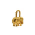 HERMES CADENA BAG CHARM EXOTISME ELEPHANT 1988 GOLD ACCESSORY 90349834
