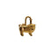 HERMES CADENA CHARM AFRICA 1997 LION GOLD ACCESSORY 90339111