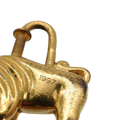 HERMES CADENA CHARM AFRICA 1997 LION GOLD ACCESSORY 90339111