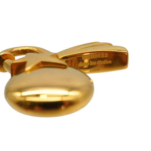 HERMES CADENA CHARM DANS LES ETOILES 1999 GOLD ACCESSORY 90331381