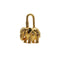 HERMES CADENA CHARM EXOTISME ELEPHANT 1988 GOLD ACCESSORY 90326211