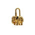 HERMES CADENA CHARM EXOTISME ELEPHANT 1988 GOLD ACCESSORY 90326211
