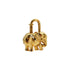 HERMES CADENA CHARM EXOTISME ELEPHANT 1988 GOLD ACCESSORY 90326624