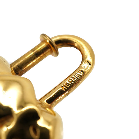 HERMES CADENA CHARM EXOTISME ELEPHANT 1988 GOLD ACCESSORY 90326624