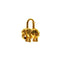 HERMES CADENA CHARM EXOTISME ELEPHANT 1988 GOLD ACCESSORY 90327588