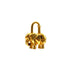 HERMES CADENA CHARM EXOTISME ELEPHANT 1988 GOLD ACCESSORY 90327588