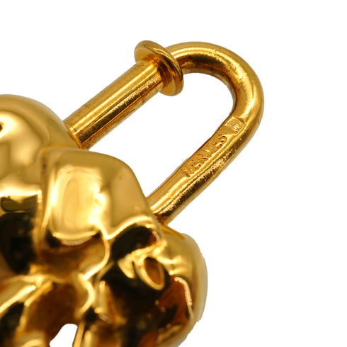 HERMES CADENA CHARM EXOTISME ELEPHANT 1988 GOLD ACCESSORY 90344396