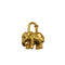 HERMES CADENA CHARM EXOTISME ELEPHANT 1988 GOLD ACCESSORY 90346685
