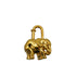 HERMES CADENA CHARM EXOTISME ELEPHANT 1988 GOLD ACCESSORY 90346685