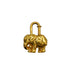 HERMES CADENA CHARM EXOTISME ELEPHANT 1988 GOLD ACCESSORY 90346686