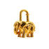 HERMES CADENA CHARM EXOTISME ELEPHANT 1997 GOLD ACCESSORY 90335728