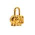 HERMES CADENA CHARM EXOTISME ELEPHANT 1997 GOLD ACCESSORY 90335728