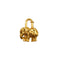 HERMES CADENA CHARM EXOTISME ELEPHANT 1997 GOLD ACCESSORY 90339665