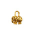 HERMES CADENA CHARM EXOTISME ELEPHANT 1997 GOLD ACCESSORY 90339665