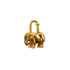 HERMES CADENA CHARM EXOTISME ELEPHANT 1988 GOLD ACCESSORY 90340514