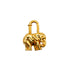 HERMES CADENA CHARM EXOTISME ELEPHANT 1988 GOLD ACCESSORY 90341266