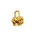 HERMES CADENA CHARM EXOTISME ELEPHANT 1988 GOLD ACCESSORY 90341273