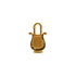 HERMES CADENA CHARM LA MUSIQUE 1996 GOLD ACCESSORY 90334875