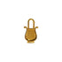 HERMES CADENA CHARM LA MUSIQUE 1996 GOLD ACCESSORY 90334875