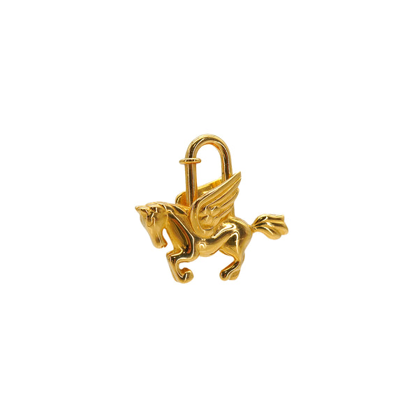 HERMES CADENA CHARM LE CHEVAL 1993 GOLD ACCESSORY 90335047
