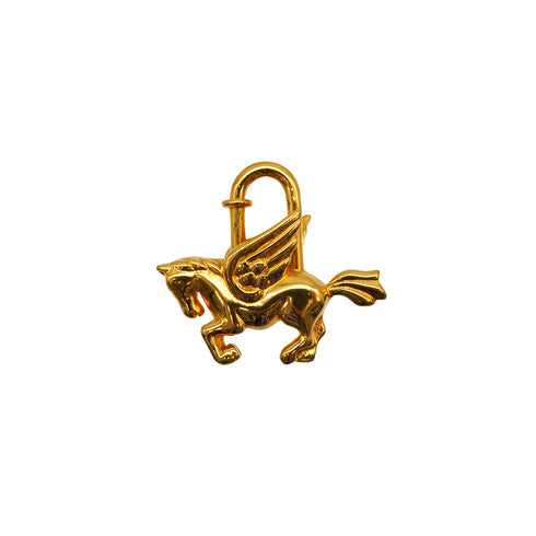 HERMES CADENA CHARM LE CHEVAL 1993 GOLD ACCESSORY 90338889