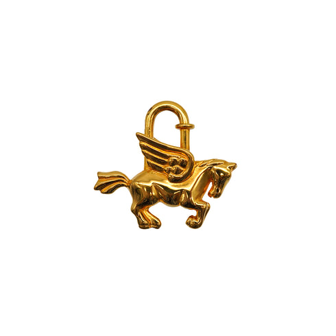 HERMES CADENA CHARM LE CHEVAL 1993 GOLD ACCESSORY 90338889