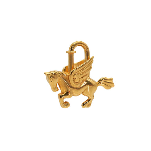 HERMES CADENA CHARM LE CHEVAL 1993 GOLD ACCESSORY 90325638