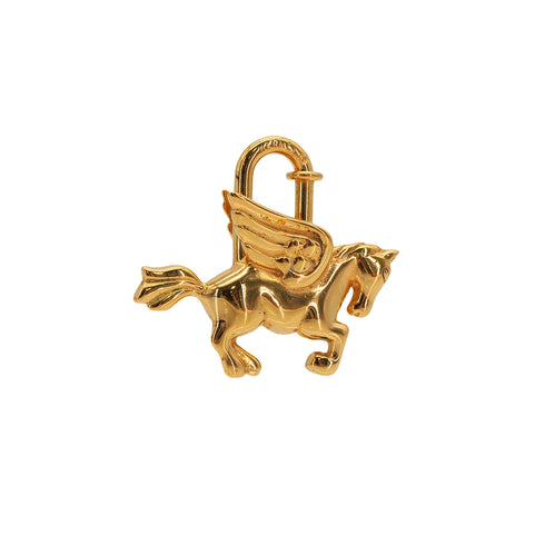 HERMES CADENA CHARM LE CHEVAL 1993 GOLD ACCESSORY 90325638