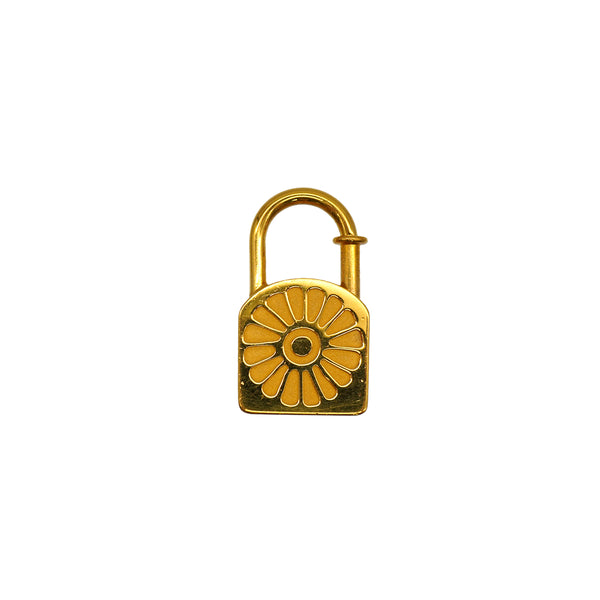 HERMES CADENA CHARM LE SOLEIL SUNFLOWER 1994 GOLD ACCESSORY 90333894