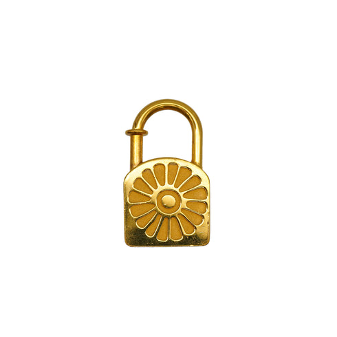 HERMES CADENA CHARM LE SOLEIL SUNFLOWER 1994 GOLD ACCESSORY 90333894