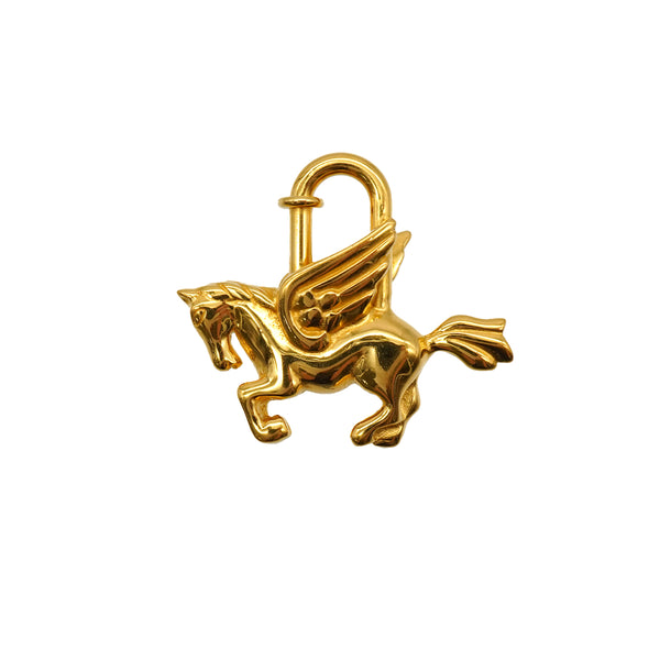 HERMES CADENA CHARM PEGASUS 1993 GOLD ACCESSORY 90341261
