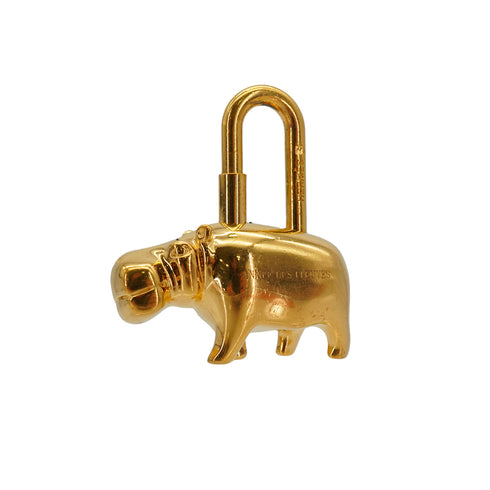 HERMES CADENA CHARM GRAND FLEUVE 2005 GOLD ACCESSORY 90334236