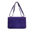 HERMES CADENA LOCK PURPLE DEBRIS CLUTCH SHOULDER BAG GOLD HARDWARE 90331397