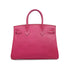 HERMES CANDY BIRKIN 30 ROSE TYRIEN RUBIS VEAU EPSOM HAND BAG 2011 SQUARE O PALLADIUM HARDWARE 90343000