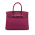 HERMES CANDY BIRKIN 30 TOSCA ROSE TYRIEN VEAU EPSOM HAND BAG 2011 SQUARE O PALLADIUM HARDWARE 90313351