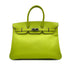 HERMES CANDY BIRKIN 35 KIWI LICHEN VEAU EPSOM HAND BAG 2011 SQUARE O PALLADIUM HARDWARE 90314554
