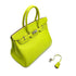 HERMES CANDY BIRKIN 35 KIWI LICHEN VEAU EPSOM HAND BAG 2011 SQUARE O PALLADIUM HARDWARE 90314554