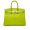 HERMES CANDY BIRKIN 35 KIWI LICHEN VEAU EPSOM HAND BAG 2011 SQUARE O PALLADIUM HARDWARE 90327981