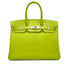 HERMES CANDY BIRKIN 35 KIWI LICHEN VEAU EPSOM HAND BAG 2011 SQUARE O PALLADIUM HARDWARE 90327981